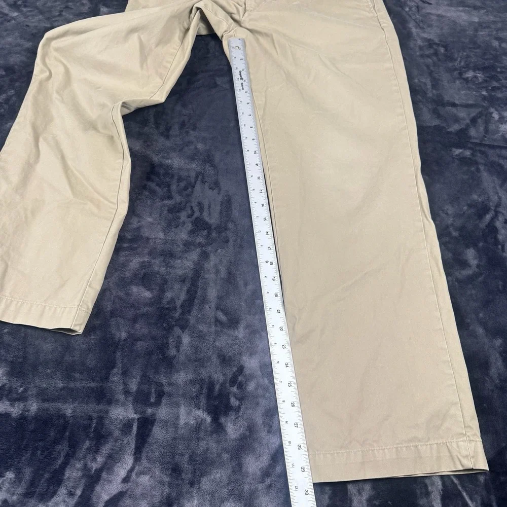 Banana Republic Chino Pants Mens 35x32 Tan Relaxed Fit Dawson Khaki Cotton